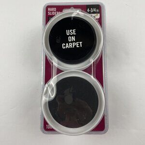 Everbilt Round Furniture Moving Hard Sliders Plastic 8pk 4-3/4" 83036N12